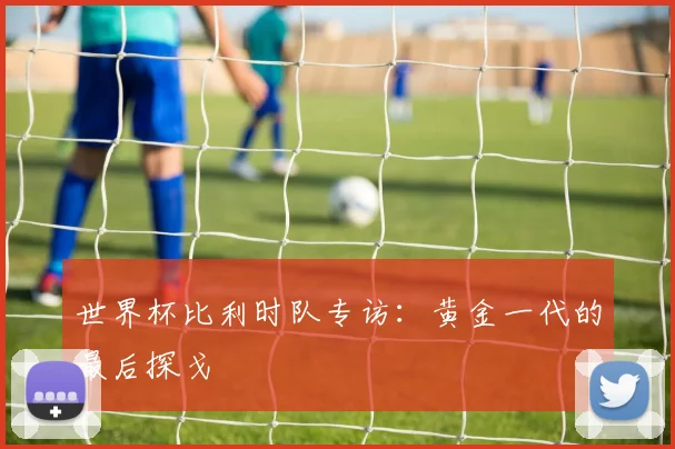 世界杯比利时队专访：黄金一代的最后探戈